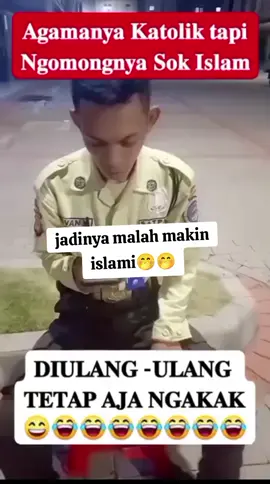 Gak bisa berhenti ngakak nonton videonya🤣🤣 #satpamkatoliklucu #videoviral