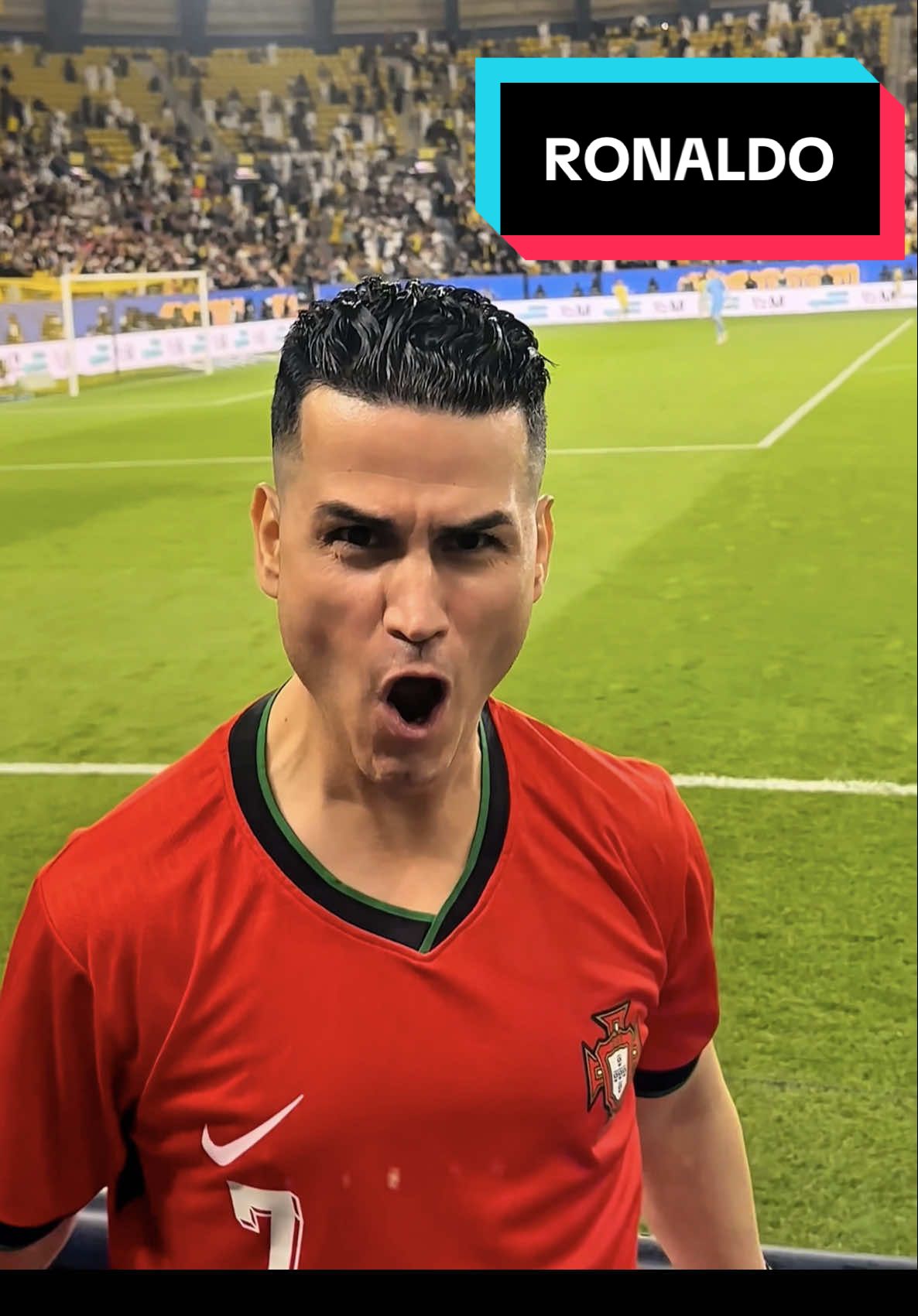 At first we were upset because of the offside, but then we were happy when we saw it was a goal. Siuuu🔥 #adanalıronaldo #cristianoronaldo #cristiano #ronaldo #cr7 