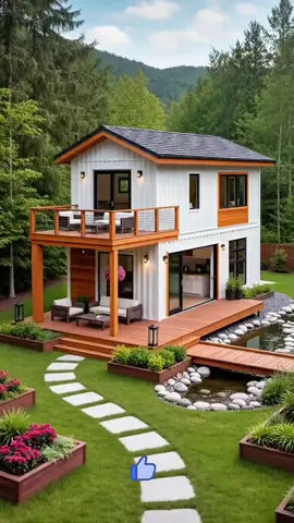 Nhà container giữa thiên nhiên xanh mát 🌿🏡 Không gian sống độc đáo, hiện đại và hòa mình cùng thiên nhiên 🌳 #NhaDepGiaPho #nhadep #nhacontainer #kientruc #songxanh