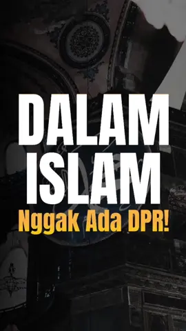 Banyak yang tanya: apakah dalam sistem Islam ada DPR? Jawabannya: ❌ Tidak ada. Karena DPR bikin hukum buatan manusia. Sementara dalam Islam, hukum sudah sempurna dari Allah. Yang ada hanyalah Majelis Umat → wadah rakyat memberi masukan & kritik, tanpa bikin hukum baru. ✅ Islam lengkap, sempurna, dan jadi solusi untuk kehidupan. 📚 Follow akun ini untuk belajar Islam ideologis lebih dalam.
