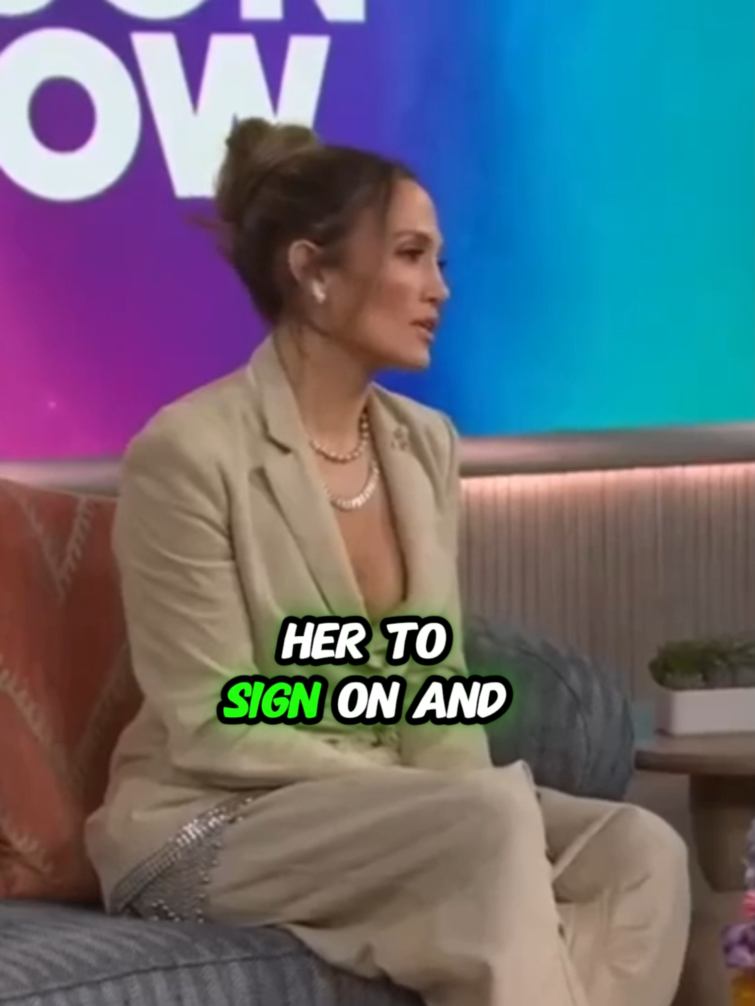 Jennifer Lopez's Vision #JenniferLopez #jlo #fyp #kellyclarksonshow