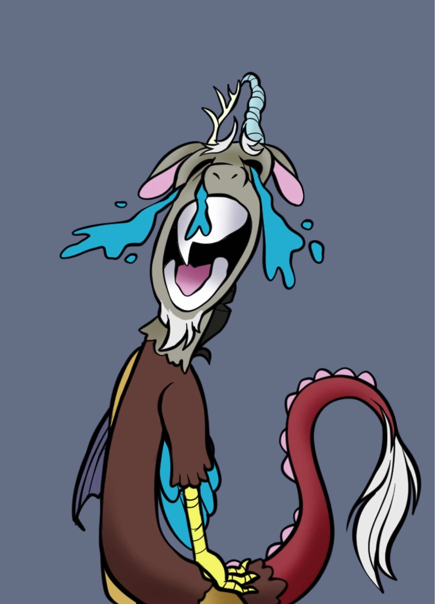 This trend has me rolling I had to join in 😭 Discord and his goofy ahh was perfect for it ! Credit to @codaanim for the original animation of Sans crying ! #mlp #mylittlepony #sanscrying #meme #fluttercord 