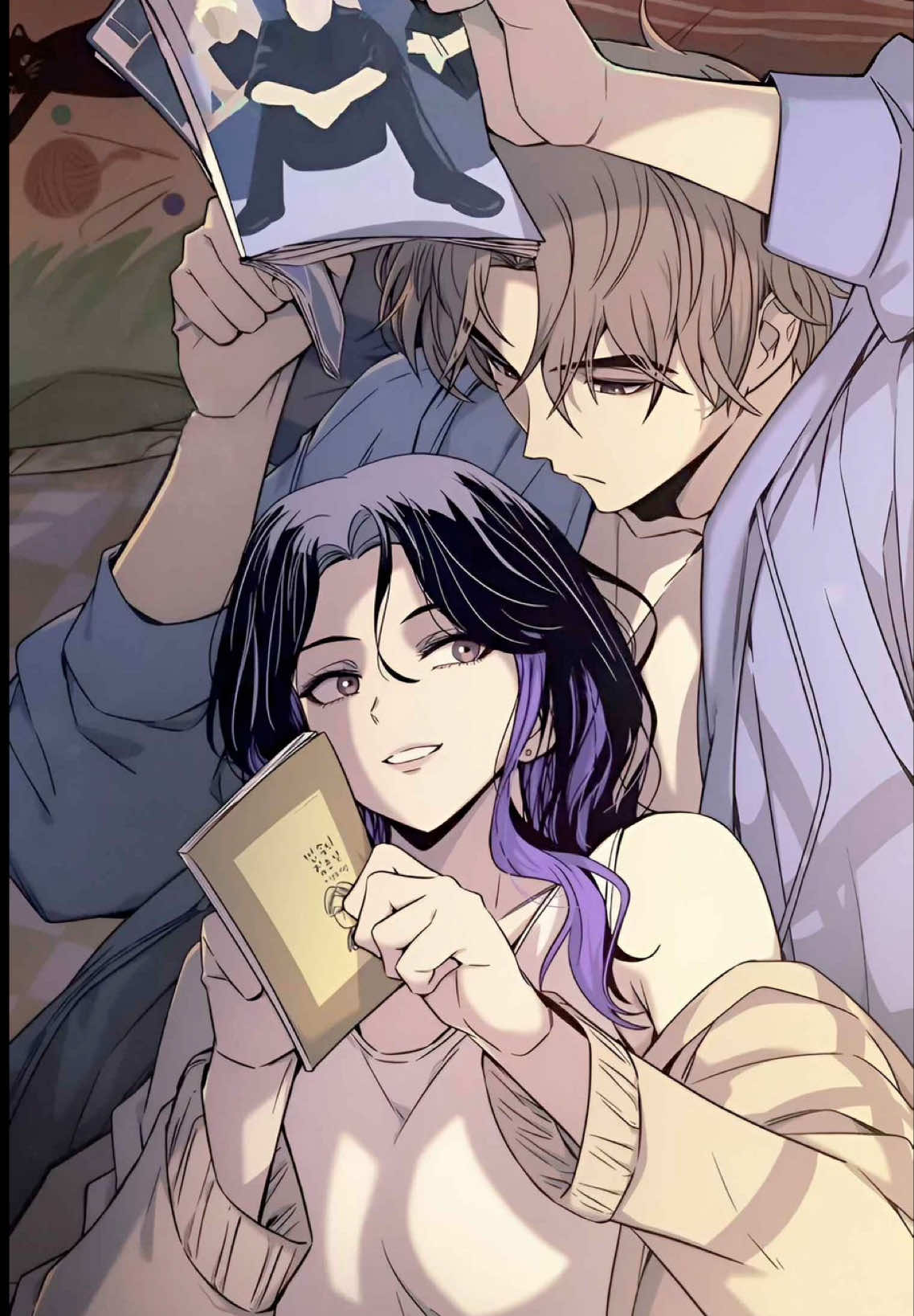 My kapal 😍 #manhwa #webtoon #mybiasgetsonthelattrain #shinhaein #yeonwoo 