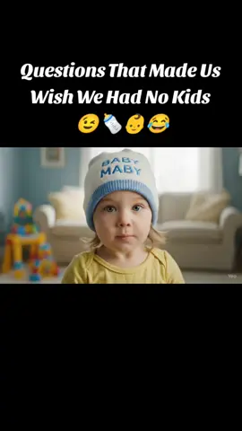 Questions That Made Us  Wish We Had No Kids  😉🍼👶😂 #aibaby #fyp #funny #funnybabyvideos #interview 
