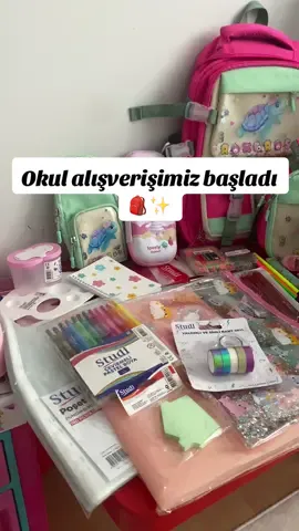 Minik prensesim artık 1. sınıfa başlıyor 💕 Çantası, kalem kutusu, defteri derken alışveriş heyecanı sardı 🎀 Siz okul hazırlıklarını yaptınız mı? 🛒 Markalar reklam değildir #okulalışverişi #okulhazırlığı #anneler #keşfet #annelikvlog     
