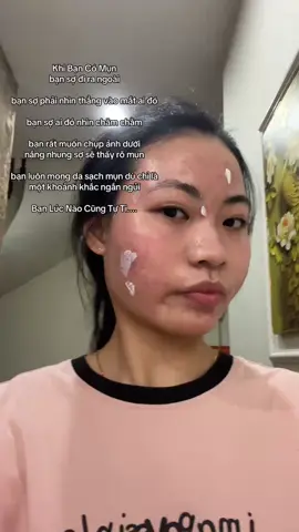 Mỗi khi ra ngoài khẩu trang là vật bất ly thân #xuhuong #trending #mun #nanmun #skincare