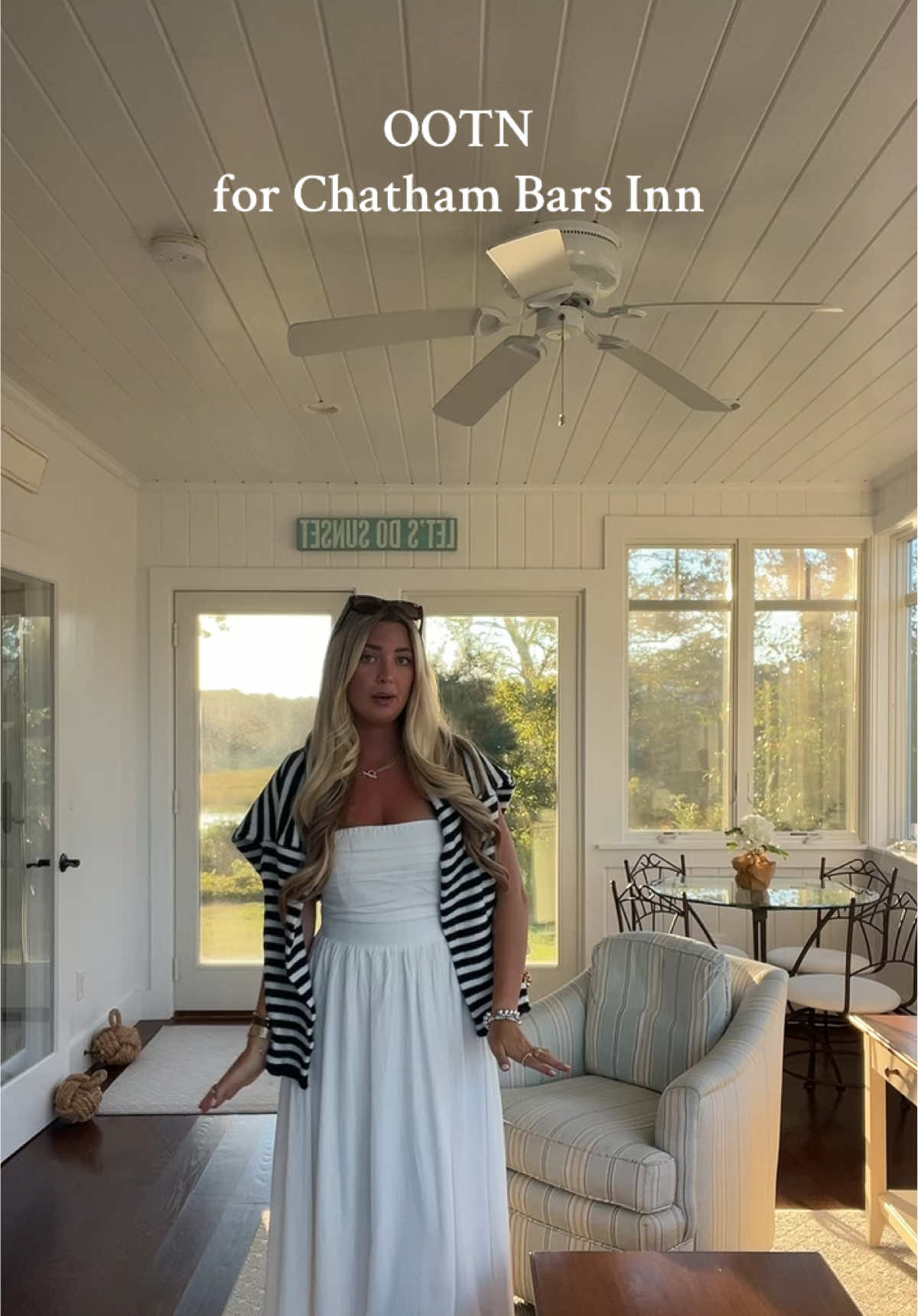 OOTN for @Chatham Bars Inn ! #ootn #whattowear #chathambarsinn #capecod #newenglandsummer 