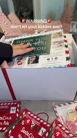 An elf kit for multiple children and multiple elves!! ✨🎅🏼 #elfkit #elfidea #christmasideas #magicalchildhood 