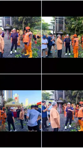 #Giat Bersih-Bersih di Jl. jendral sudirman jak-sel, #Bersama Gubernur DKI Jakarta Bpk. Pramono Anung. 🧹💪😎🔥