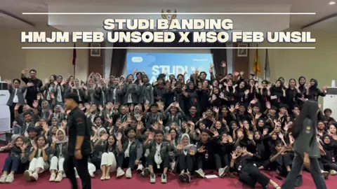 [STUDI BANDING HMJM FEB UNSOED X MSO FEB UNSIL] Terima kasih banyak MSO FEB UNSIL! @mso_unsil Kami sangat berterima kasih atas waktu, ilmu, dan sambutan hangat yang diberikan. Semoga dapat menjadi langkah baik untuk berkembang bersama ✨ #fyp #foryourpage #manajemen #universitasjenderalsoedirman #himpunanmahasiswa   