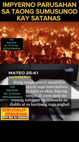 GINAWA ANG IMPYERNO PARUSAHAN SA TAONG SUMUSUNOD KAY SATANAS.