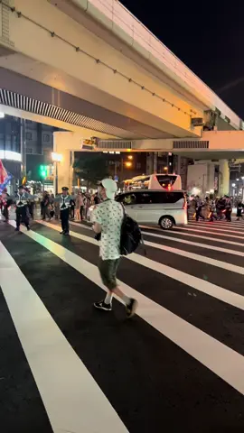 Biểu tình chống người tị nạn nhập cư vào nhật bản.#大阪  #難波  #道頓堀  