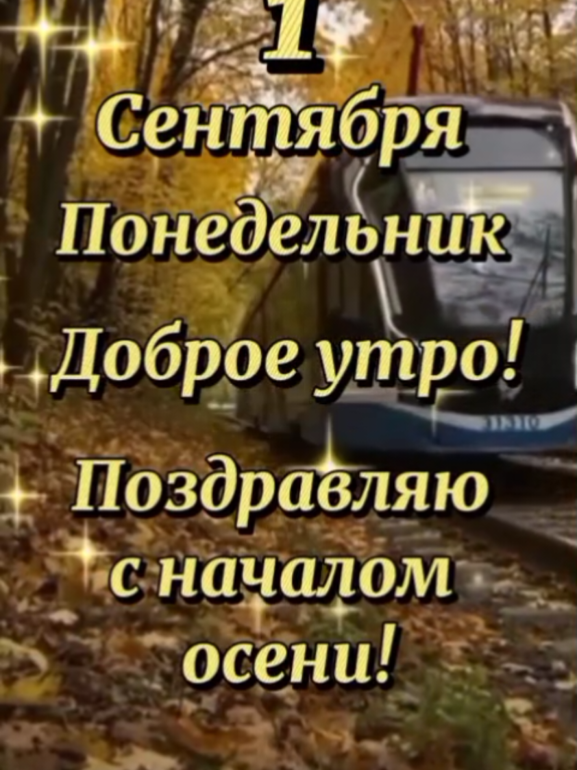1 сентября  понедельник  доброе утро ☕️  поздравляю с началом  осени!
