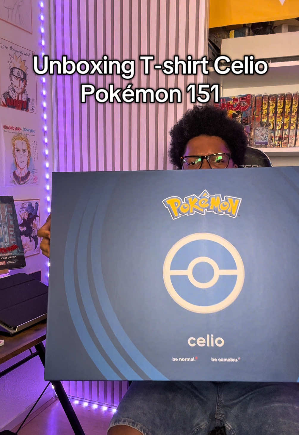 Des T-shirts avec des Pokémon dessus, je suis cet homme simple