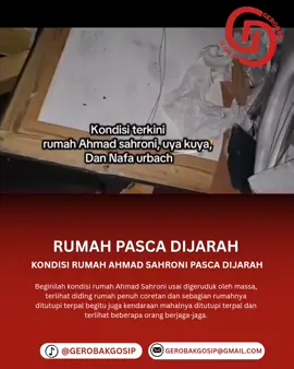 Kondisi Rumah Ahmad Sahroni hari ini. .. #rumah #rumahminimalis #ahmad #sahroni #dpr 