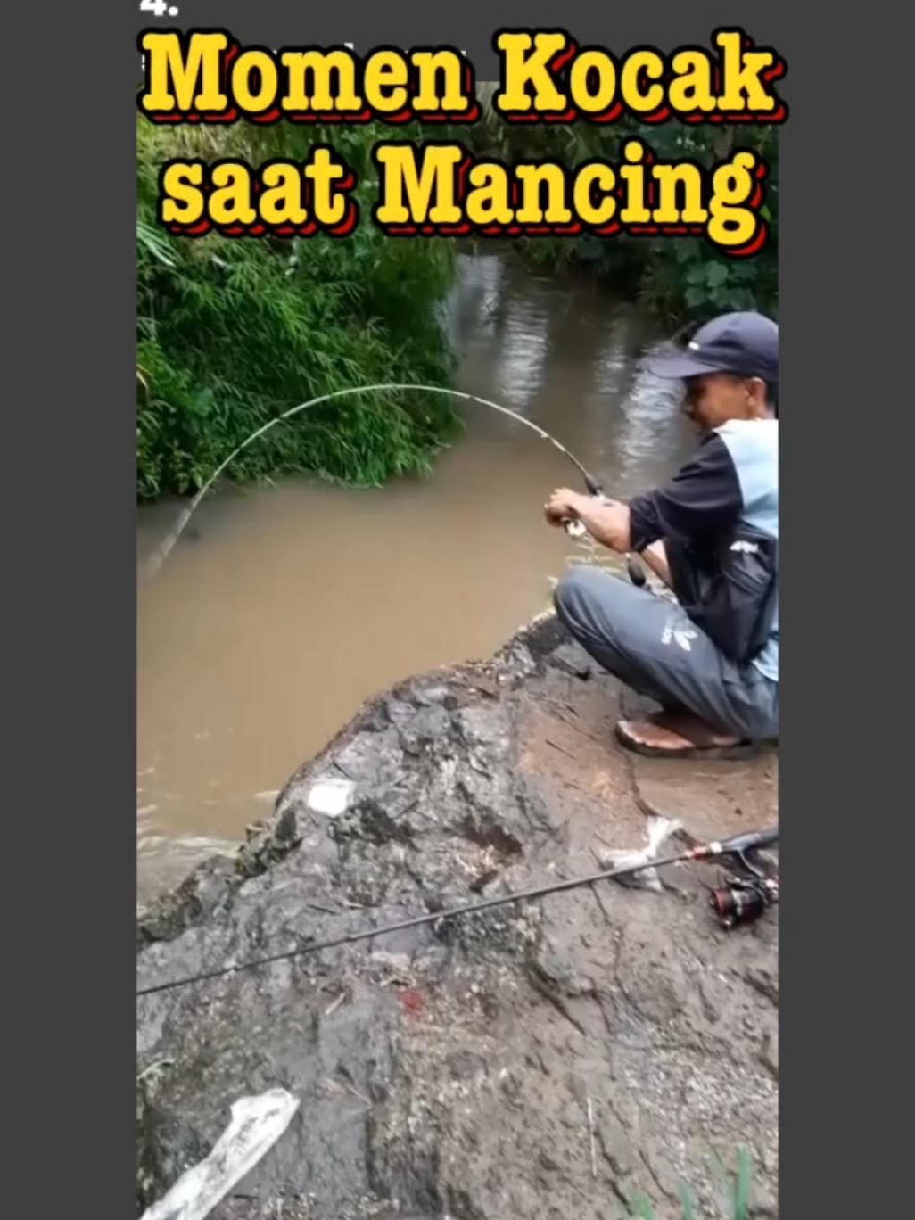 TOP 5 momen saat mancing  #mancing #mancingcore #ngakak #kocak #kompilasivideolucu 
