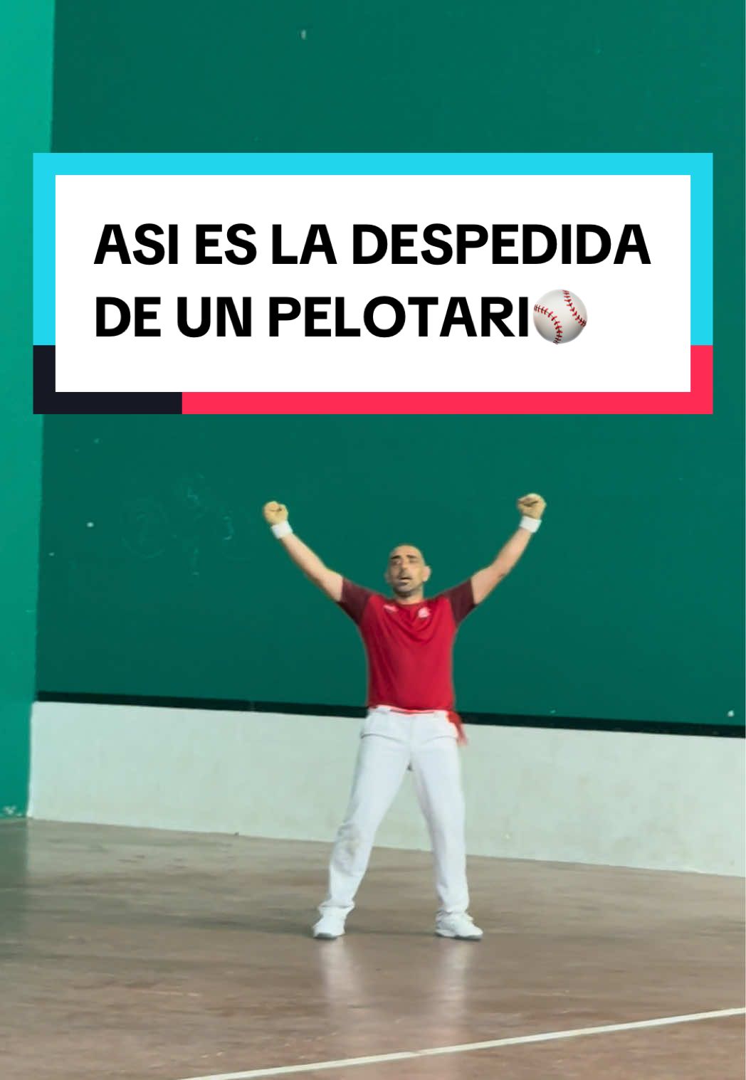 ASI ES LA DESPEDIDA DE UN PELOTARI!! . . . #pelotari #pelotavasca #pelotamexicana #frontonmano  #fronton             