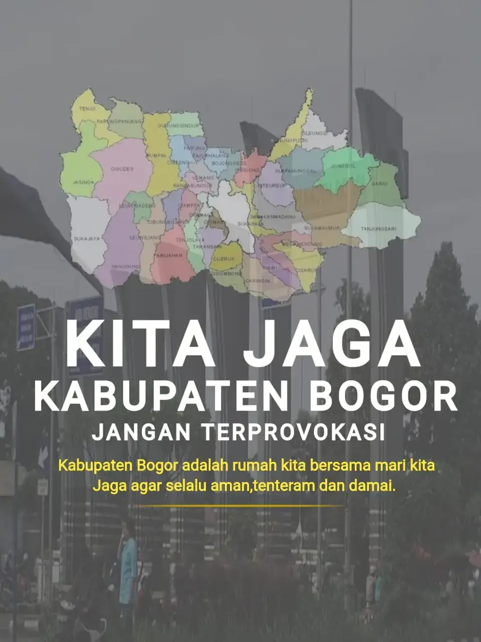 Persatuan di Bogor, kejayaan untuk Indonesia! #rudysusmanto #bogorkondusif #laporpakbupati #kabupatenbogor @Lapor Pak Bupati @Kabupatenbogor @bogor24update @Rudy Susmanto,S.Si @Bogordailykreator @sahabat jaro ade 