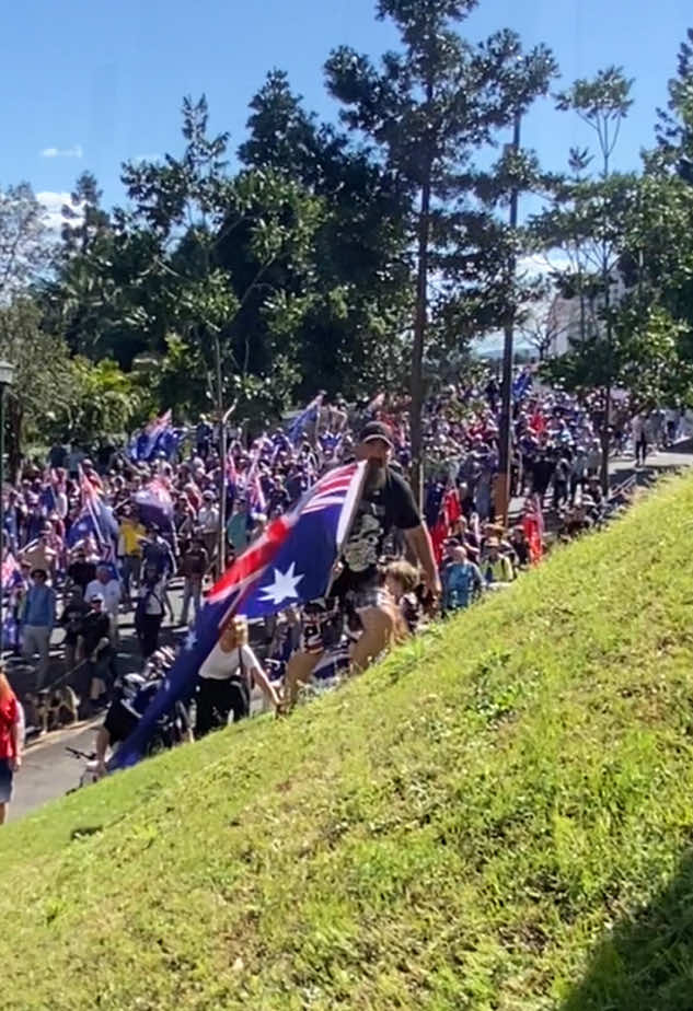 We are Australian #qld #protest #marchforaustralia #australian #aussie 