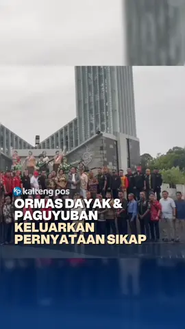 Pimpinan, perwakilan ormas Dayak dan paguyupan di Bumi Tambun Bungai mengeluarkan pernyataan sikap terkait situasi kamtibmas saat ini #jagakalteng #kaltengaman #kaltengdamai 