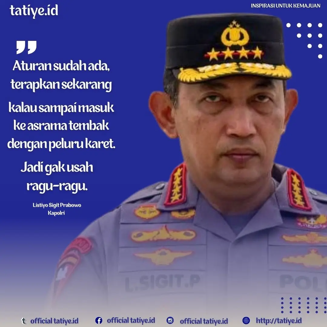 Kapolri Jenderal Polisi Listyo Sigit Prabowo menegaskan markas kepolisian (Mako) tidak boleh diserang oleh massa perusuh. Hal tersebut sebagaimana disampaikan oleh jenderal bintang 4 itu dalam sebuah video berdusai yang viral di media sosial tersebut. 