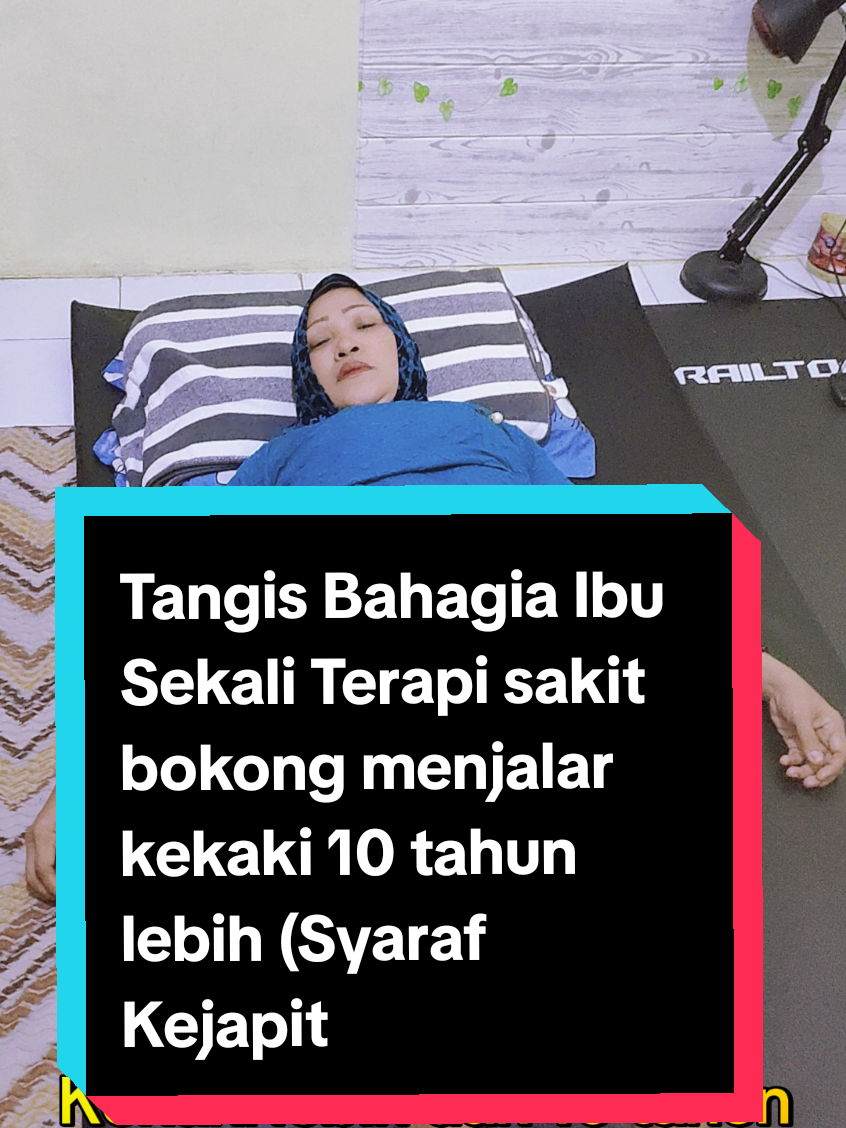Tangis Ibu Sekali terapi sakit bokong menjalar Ke Kaki sudah 10 tahun lebih (Syaraf Kejepit) #promomakangajian  #sakitpinggang  #griyoterapisumberwaras  #syarafkejepit  #stroke  #nyeripunggung untuk 