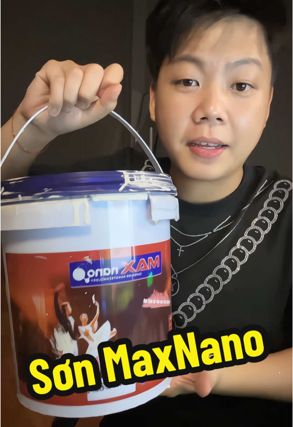 Combo 5L Sơn Mịn Nội Thất Maxnano  #trunghieureview #sonnoithat #sontuongnha #decorphong #decorphongngu 