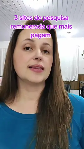 Conheça essas 3 plataformas de pesquisa remunerada que mais pagam. #fyy #viraltiktok #FYP #rendaextra #pesquisaremunerada 
