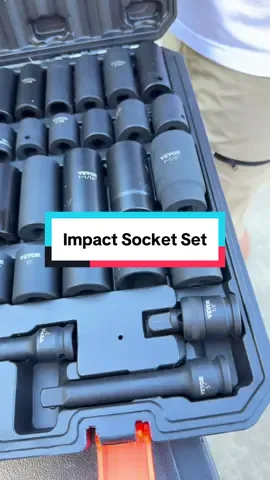 Vevor Impact Socket set #socketset #tools #mechanic #toolsofthetrade #tiktokshopcreatorpicks 