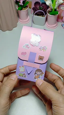 tas lucu dari bungkus poky #DIY #papercrafting #papercrafts #giftbox 