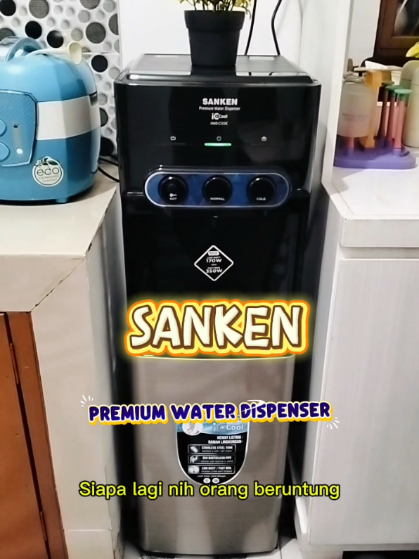 dispenser nya mantul,, setelah beberapa bulan hunting dispenser baru ini yang pas di hati. #dispenser  #dispensergalonbawah  #sanken #dispensermurah  #fyppppppppppppppppppppppp   