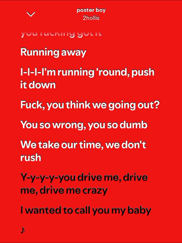 poster boy || #fullsong #lyric #spotify #audio #song 