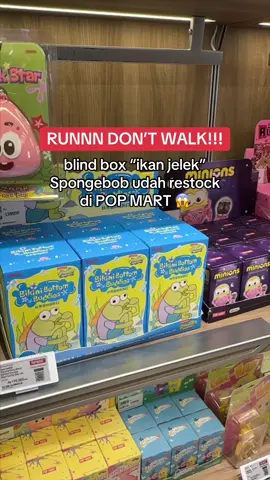 BLIND BOX SPONGEBOB BIKINI BOTTOM BUDDIES AKHIRNYA RESTOCK DI POP MART‼️ buruan beli biar bisa dapet harga retail daripada jastip 😆 #fyp #foryou #foryoupage #popmart #blindbox #spongebob 