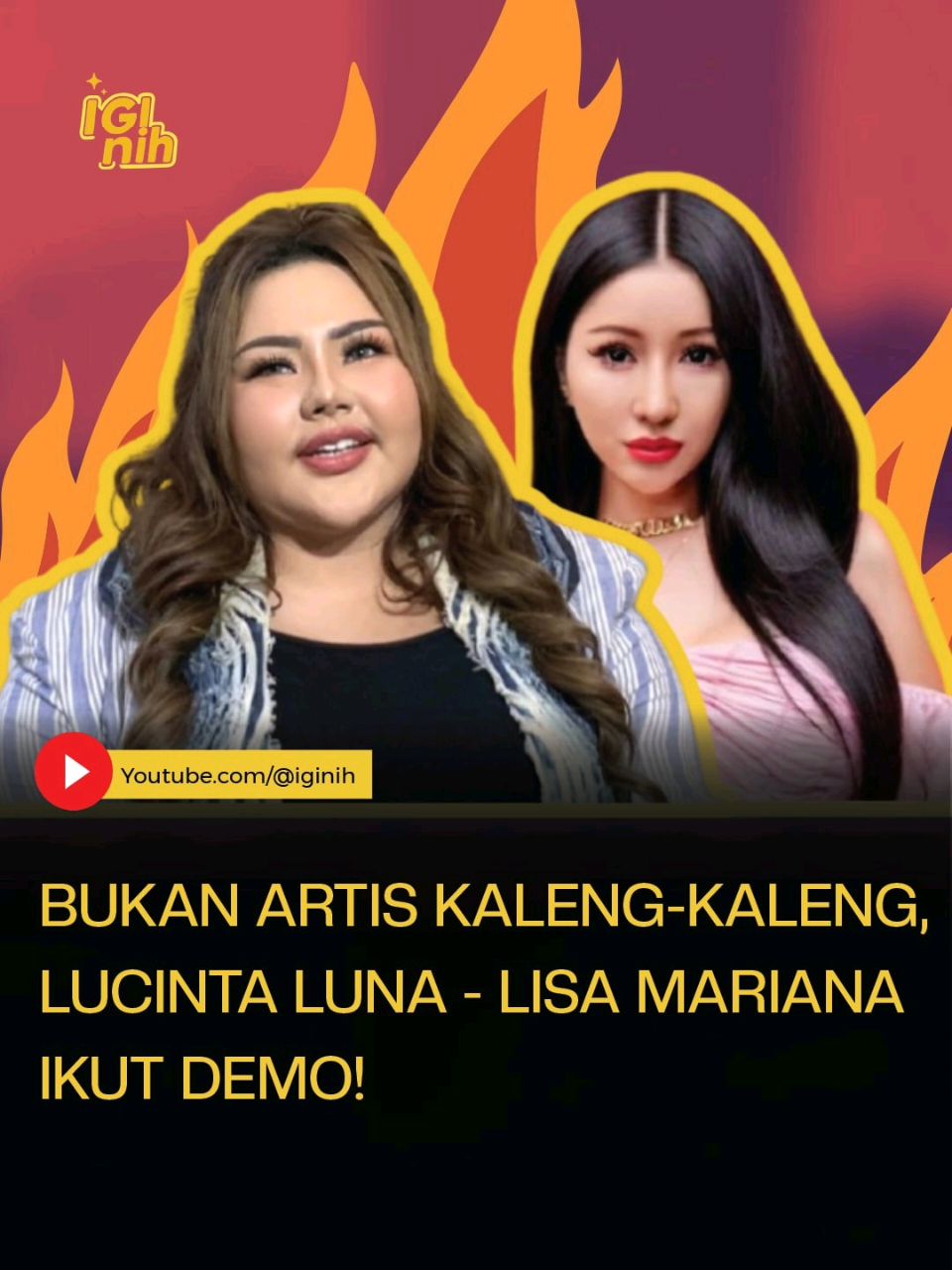 Demonstrasi terkait tunjangan DPR di Indonesia semakin memanas. Kali ini, bukan cuma mahasiswa dan masyarakat saja, tetapi beberapa artis dan selebriti pun ikut turun ke jalanan. Mereka menyampaikan orasi dan membantu pendemo. Banyak momen yang bikin syok. Simak informasi selengkapnya di Youtube atau Facebook fanpage IGInih! #IGInih #DennySumargo #LucintaLuna #LisaMariana #AndoviDaLopez 