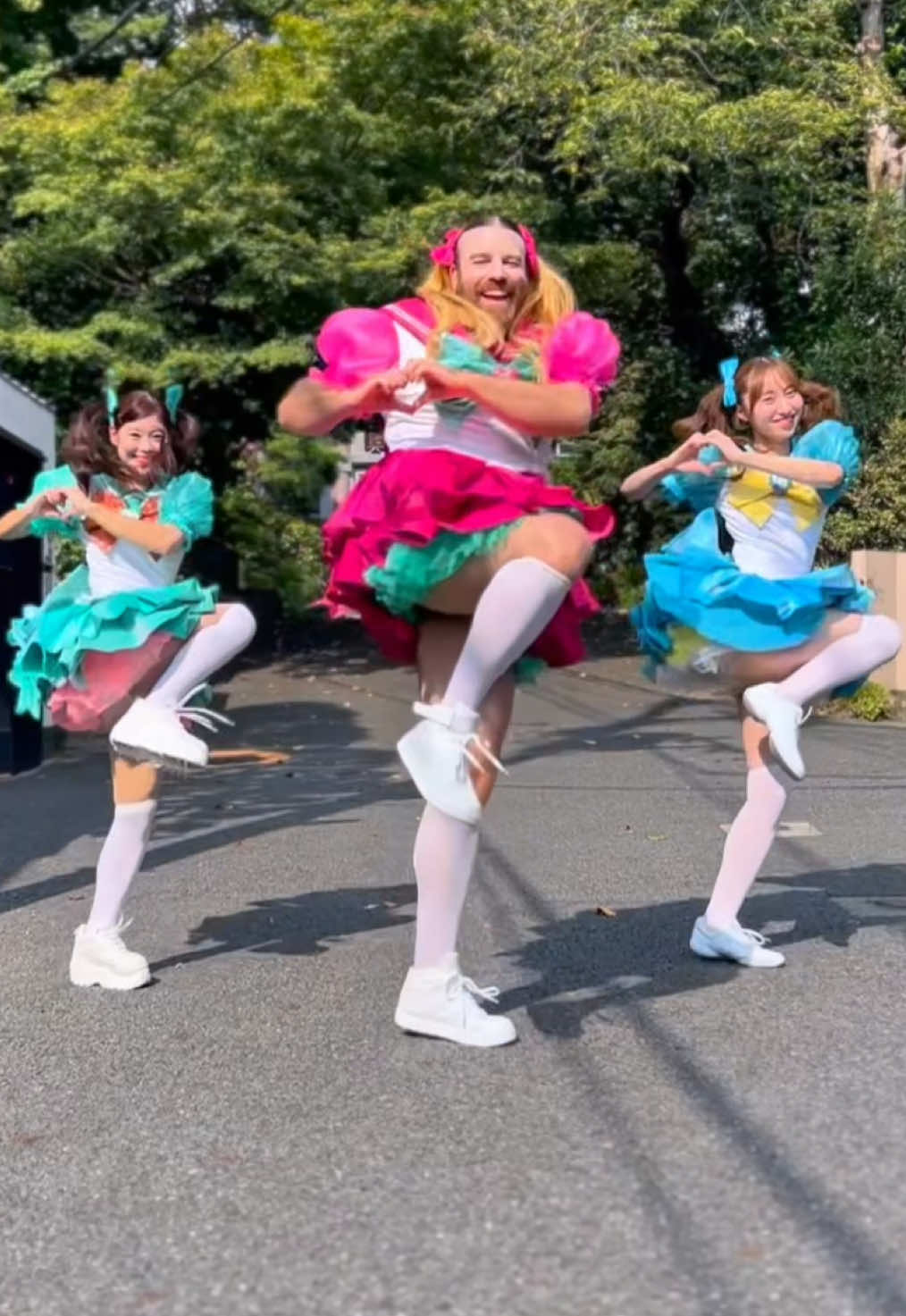 Pure love💚🩷🩵 #とき宣 #fyp #parati #dance #japan  @Ladybeard @SUZU (BABYBEARD) @mizuki_bby_ 