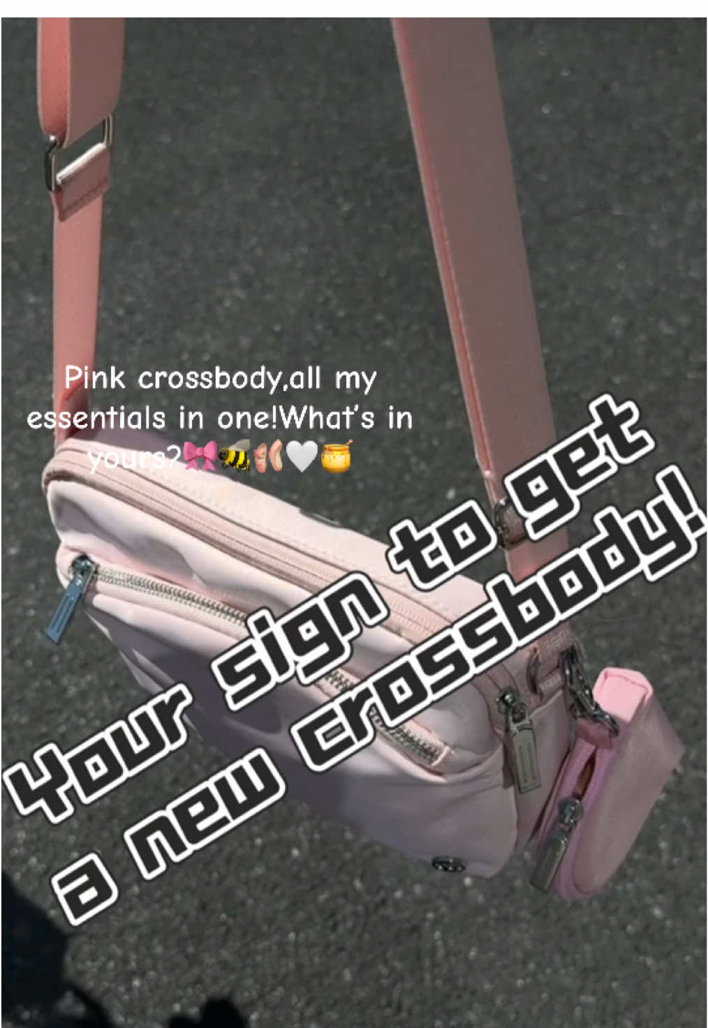 🛒Pink vibes only!Add this crossbody to your collection today!#tiktokshop #mexsbag #trending #crossbodybag #fypシ゚viral 