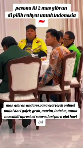 minggu 31-8-2025 mas wapres gibran undang para perwakilan ojek online untuk mewakili aspirasi suara dari para ojol #gibranrakabumingraka #gibranrakabuming #gibran #wapres #fyp 