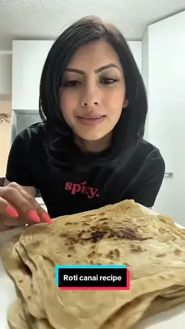 Flaky, crispy roti canai recipe 🫓 #roticanai #Recipe #foodtiktok #fyp #southafrica 