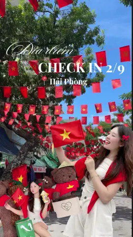 📍 Các địa điểm check in “hoà bình” rực rỡ màu cờ 2/9 giữa lòng Hải Phòng 🇻🇳❤️ Cả nhà đã check in ở đâu rùi điểm danh nào 💕 #LearnOnTikTok #a80 #checkin 