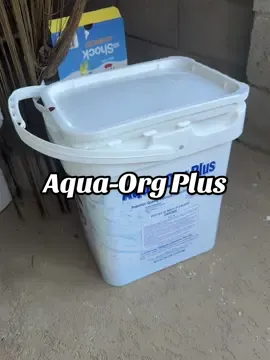This stuff is magic!!!!! #PoolShockChlorine ##aquaorgplus##poolshock##PoolCleaning##GetYourPoolClean