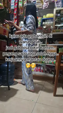 lama lama jenuh juga sii.. #masyaallahtabarakkallah #penjagawarung #pejuangrupiah #fyp #viral