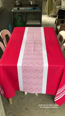Replying to @Isiahzaneshop Ang gaganda ng table mantel Mi. Perfect  Christmas decor sa dining area😍 #christmasmantel #tablecloth #tablecover #tablemantel #pvcmantel 