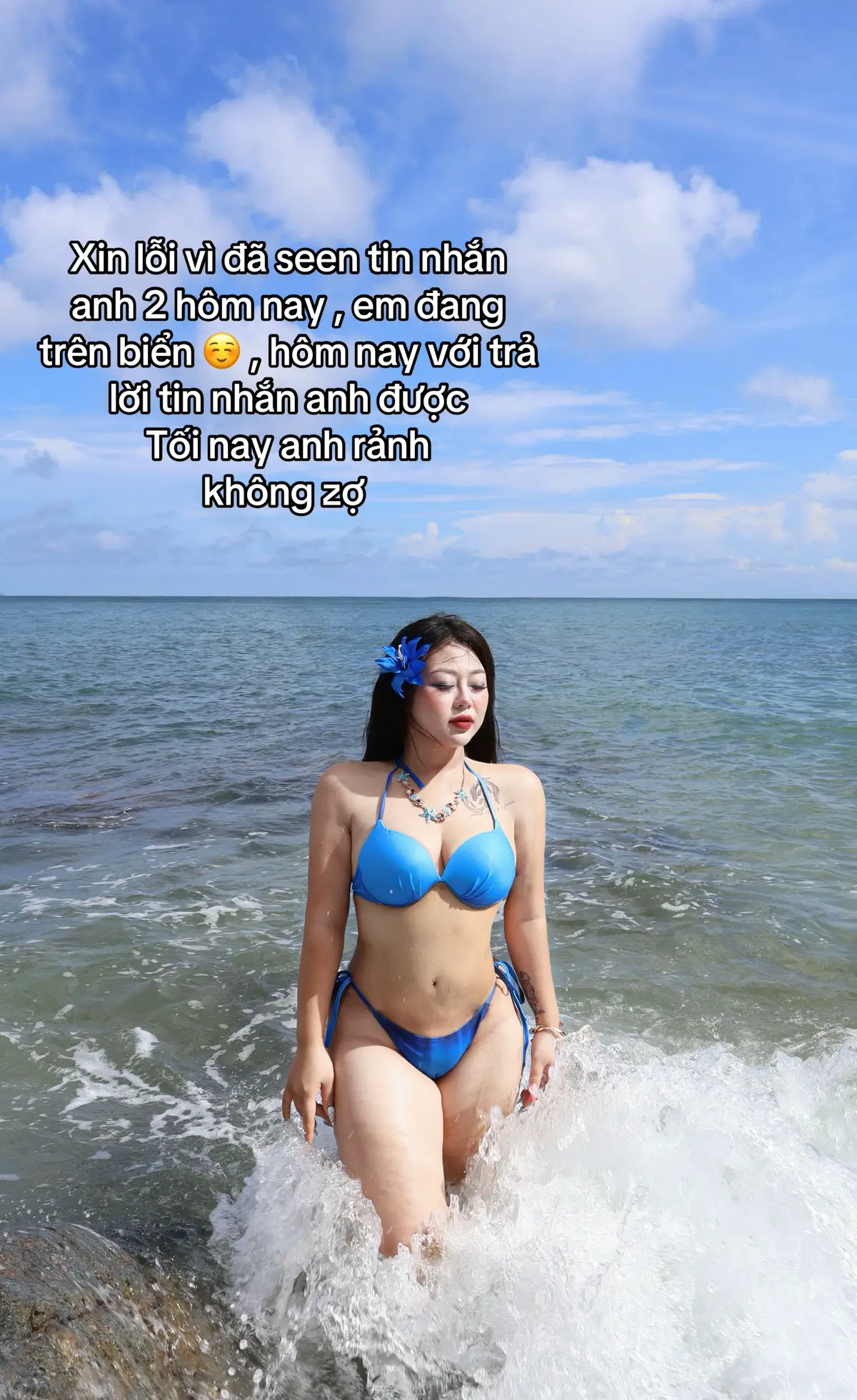 Xin lỗi anh nhiều 