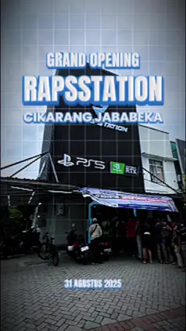 Yang ditunggu-tunggu! Resmi dibuka Rapsstation cabang Jababeka, Cikarang!  #rapspoint #rapsstation #gamingspace #warnet #rentalpsmurah  