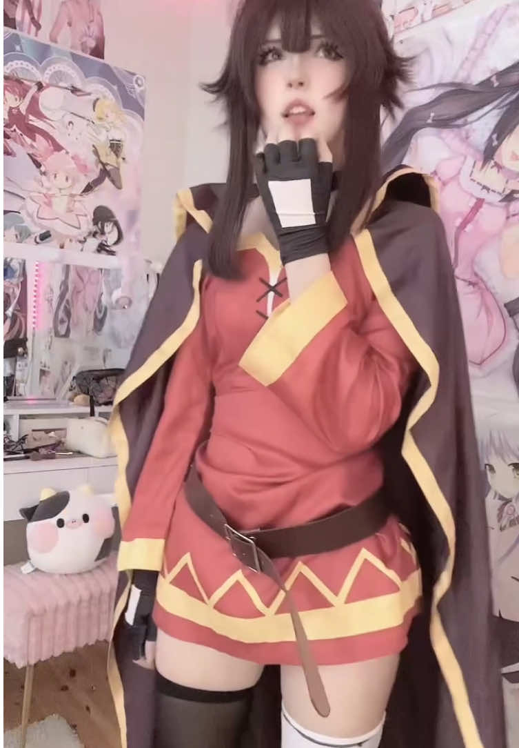 Ok who wants to play among us (cute girls only) #meguminkonosuba #megumincosplay #anime #cosplay #animecosplay 