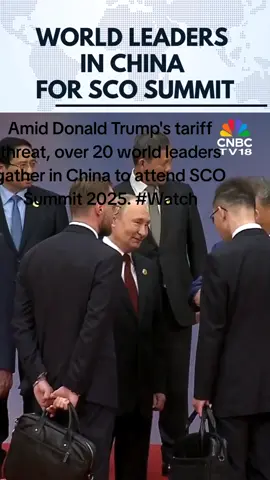 Amid Donald Trump's tariff threat, over 20 world leaders gather in China to attend SCO Summit 2025. #Watch #SCOSummit #SCO2025 #IndiaChina #IndiaRussia 