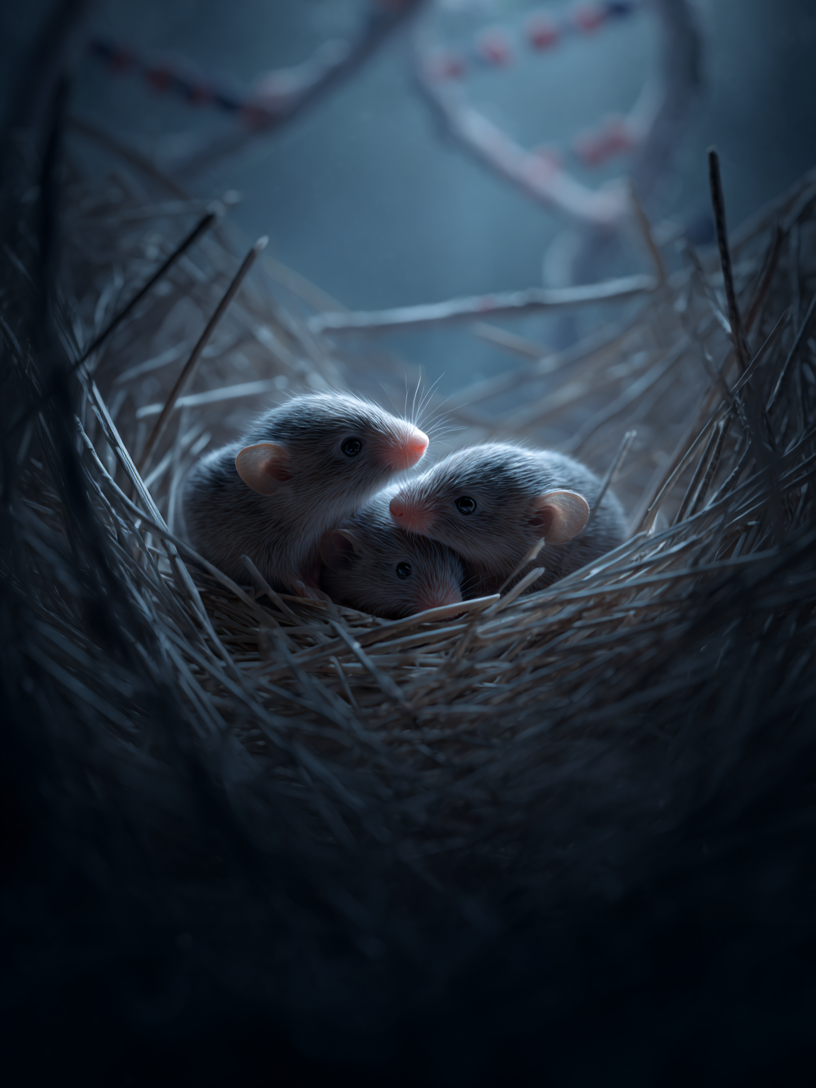 Mice with two fathers have now had babies of their own.