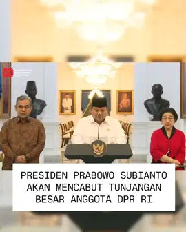 Prabowo akan mencabut tunjangan DPR, #prabowo #megawati #demodpr2025 #uyakuya #creatorsearchinsights 
