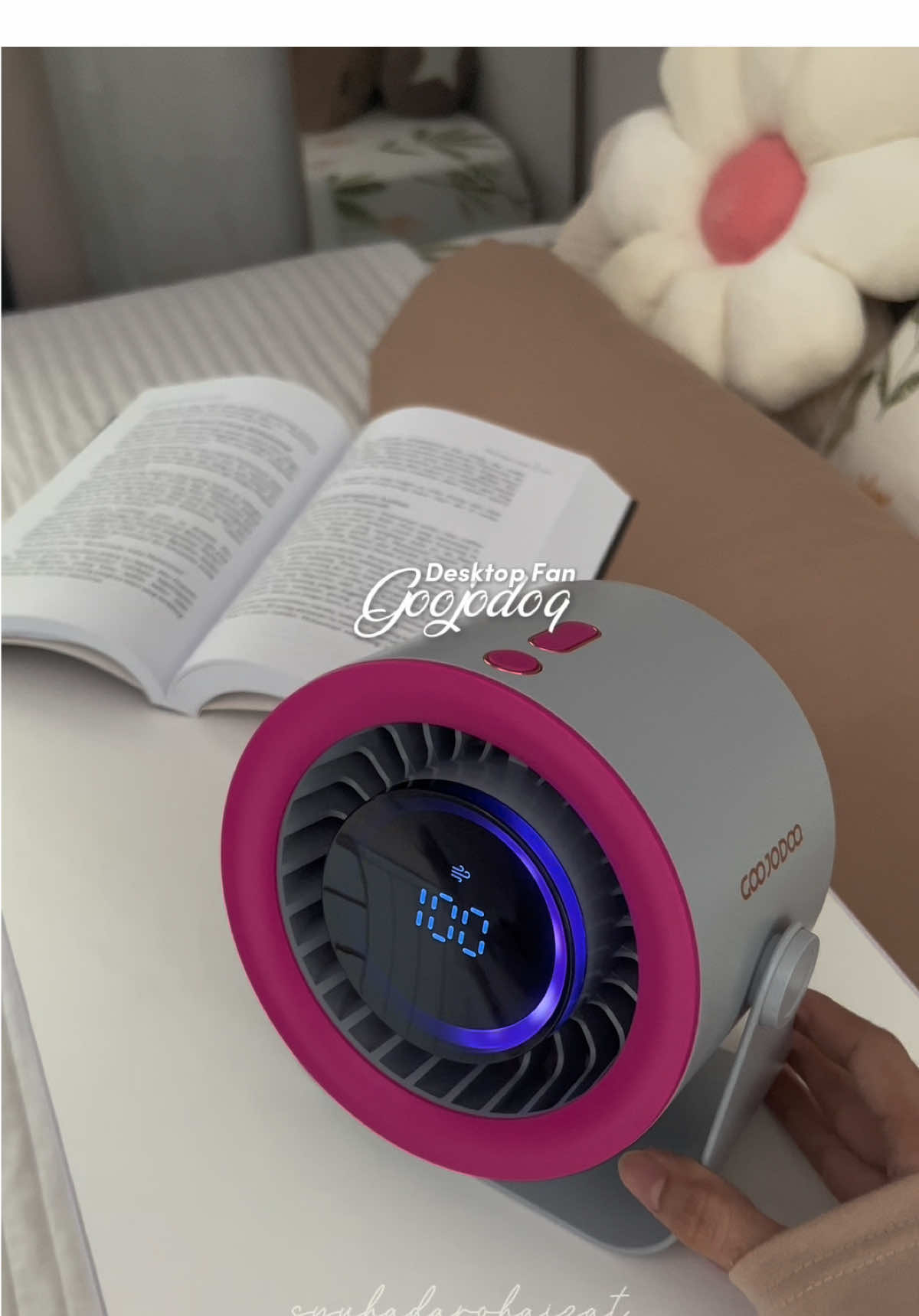 Desktop fan that you might need 🌬️ #goojodoqfan #dekstopfan #kipasmeja #cutefan #goojodoq 