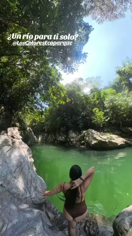un río para ti solo a solo 3 horas de Medellín o 4 de Bogotá. ¿quieres saber más? @Los Colores Ecoparque  #pti #rio #pareja 